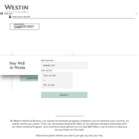 威斯汀酒店及度假村_westin.com