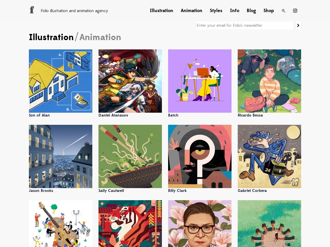 Folio illustration agency