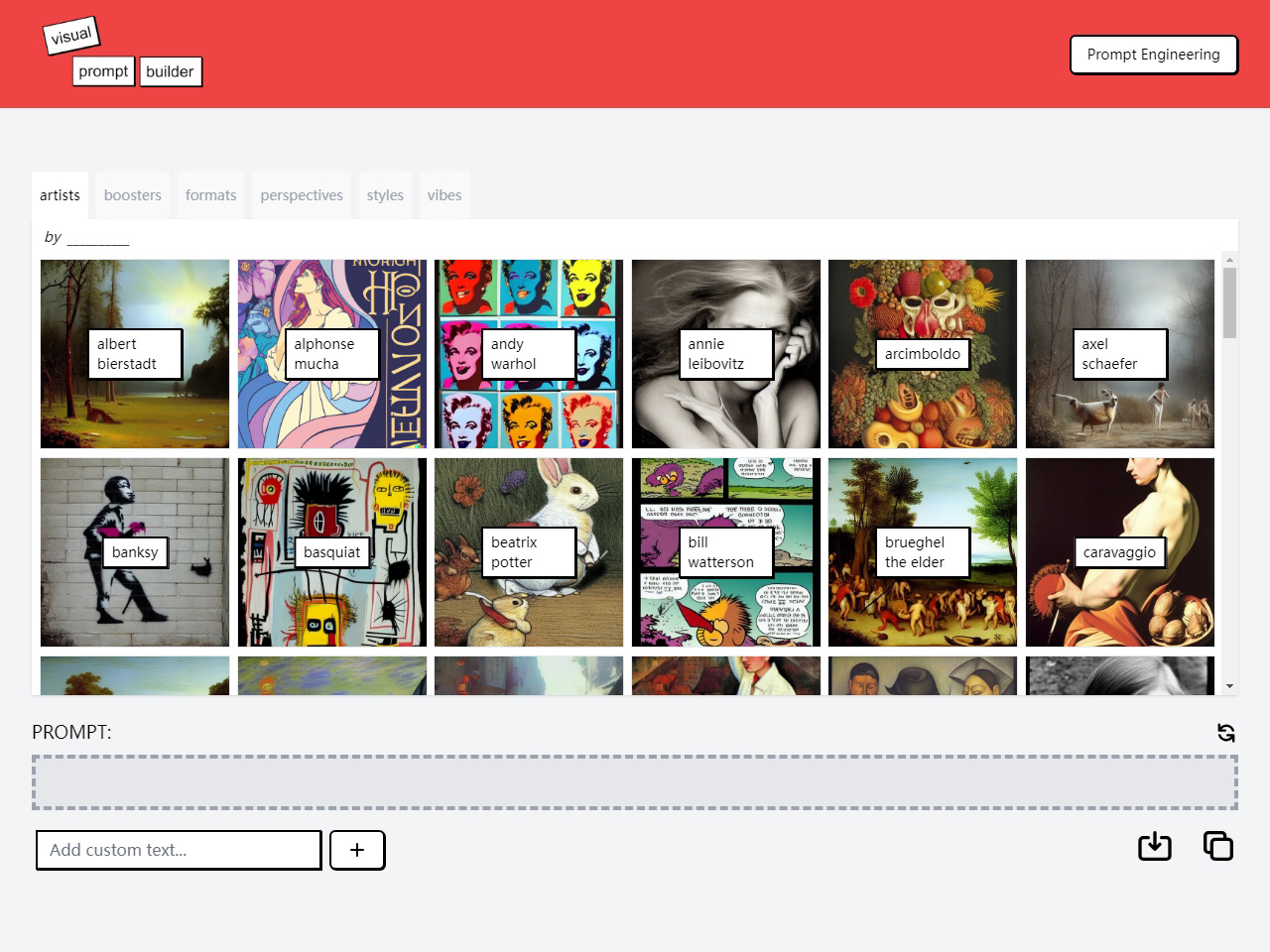 Visual Prompt Builder