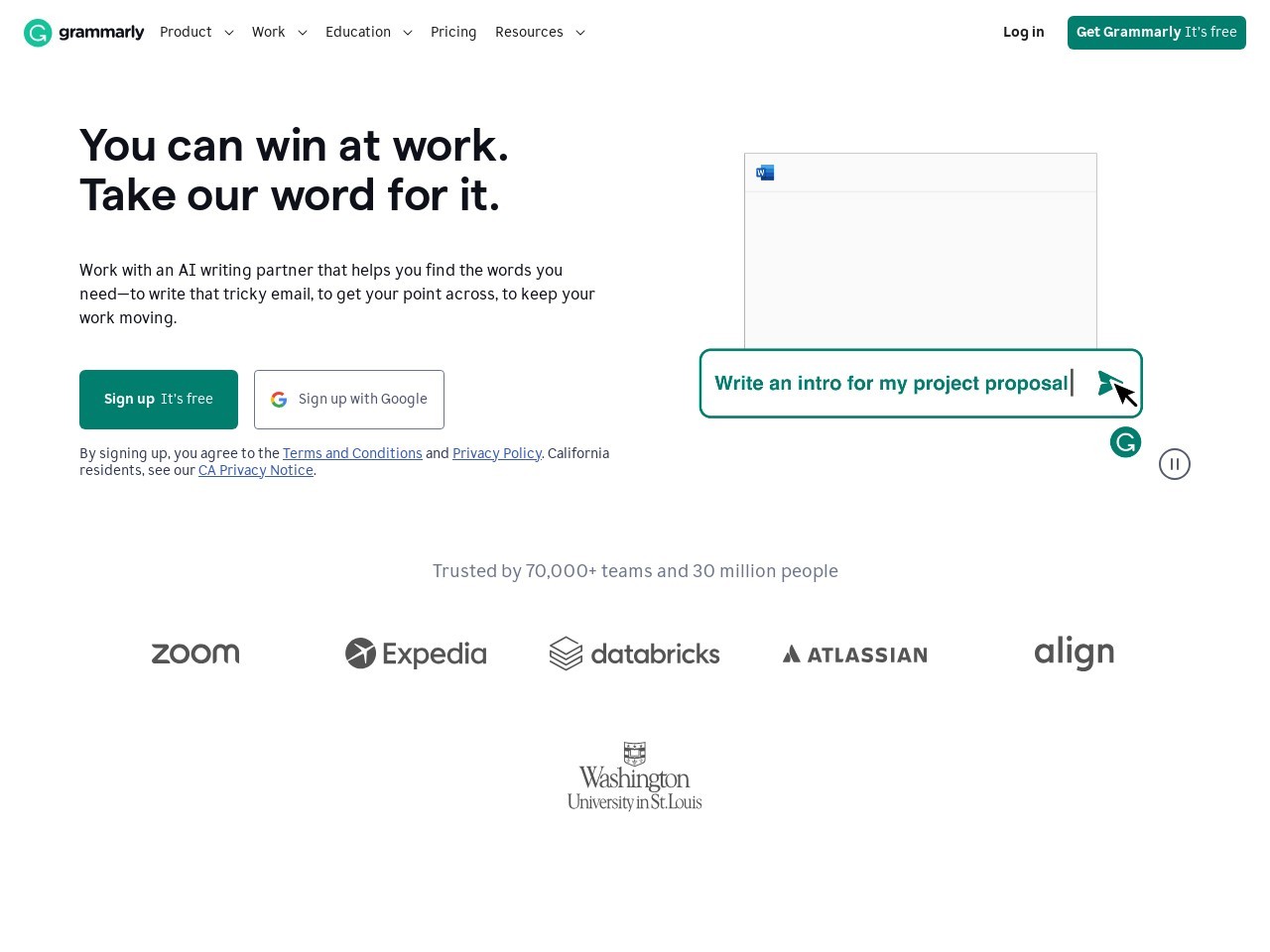 點擊放大圖片 Grammarly