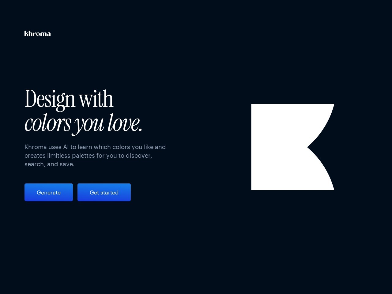 點(diǎn)擊放大圖片 Khroma