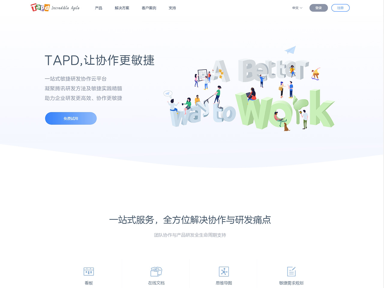 TAPD 騰訊敏捷產品研發平臺